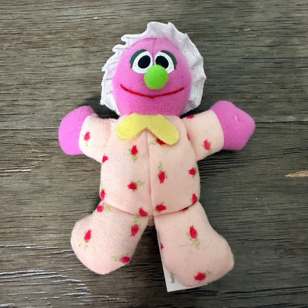 Sesame Street Natasha Plush Baby Monster Jim Henson Kellogg's Mini Beans